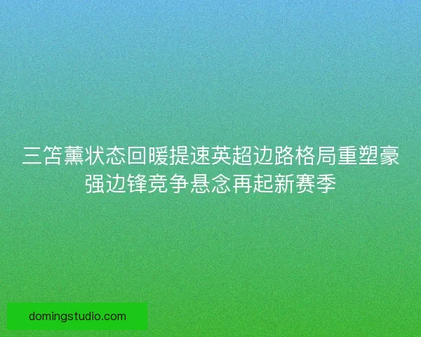 三笘薰状态回暖提速英超边路格局重塑豪强边锋竞争悬念再起新赛季